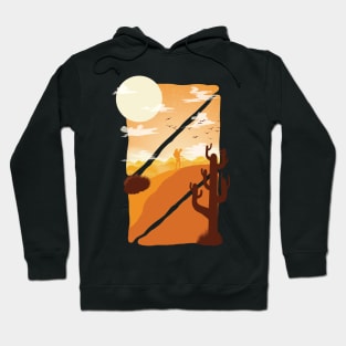 Hiking in the desert Hoodie